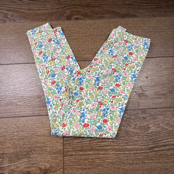 Mini Boden girls Floral Print Leggings Size 10-11Y Fall, Preppy, Colorful - Picture 1 of 7